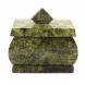 Шкатулка из змеевика 6,8х5х6,3 см 120978