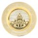 Тарелка с гравюрой &amp;quot;Исаекиевский собор. Санкт-Петербург&amp;quot; 12 см в подарочной упаковке Златоуст 128498