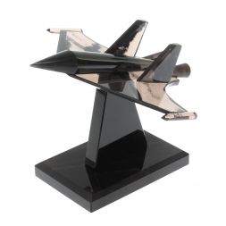 Сувенир "Самолет СУ - 30" из черного обсидиана