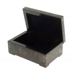 Шкатулка из лабрадорита 11,5х7,5х5 см