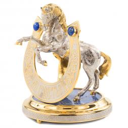 Сувенир &amp;quot;Подкова на удачу&amp;quot; лазурит