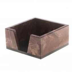 Письменный набор из лемезита &amp;quot;Орел&amp;quot; с лотком для бумаг А4 и бюваром