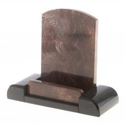 Письменный набор из лемезита &amp;quot;Орел&amp;quot; с лотком для бумаг А4 и бюваром