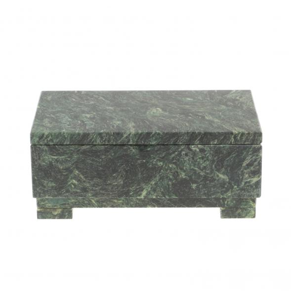 Шкатулка для денег &amp;quot;Купюра&amp;quot; с зеркалом змеевик 18,5х9,5х6,5 см 120045