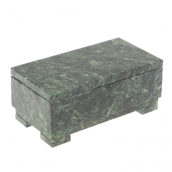 Шкатулка для денег &amp;quot;Купюра&amp;quot; с зеркалом змеевик 18,5х9,5х6,5 см 120045