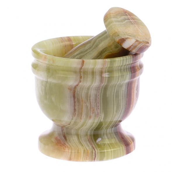 Ступка из оникса 6х6 см (2) 125641