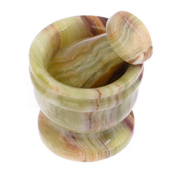 Ступка из оникса 6х6 см (2) 125641