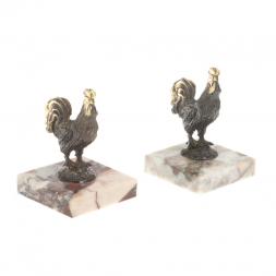 Статуэтка из бронзы и креноида &amp;quot;Курочка&amp;quot;