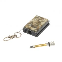 Брелок огниво &amp;quot;Вечная спичка&amp;quot; с накладкой из камня жельбертит