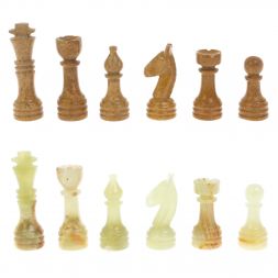 Шахматы &amp;quot;Статус&amp;quot; доска 30х30 см ракушечник оникс