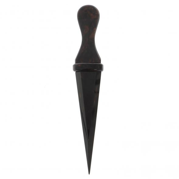 Нож декоративный &amp;quot;Бизнес&amp;quot; из обсидиана 20х4х1,5 см 128722