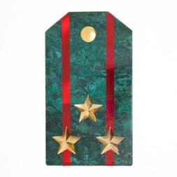 Сувенирный магнит &quot;Погон Полковник ВС&quot; камень змеевик