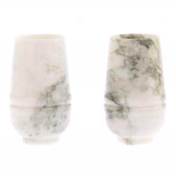 Набор стаканов &amp;quot;Семья&amp;quot; из газганского мрамора 2 шт 6,5х11 см
