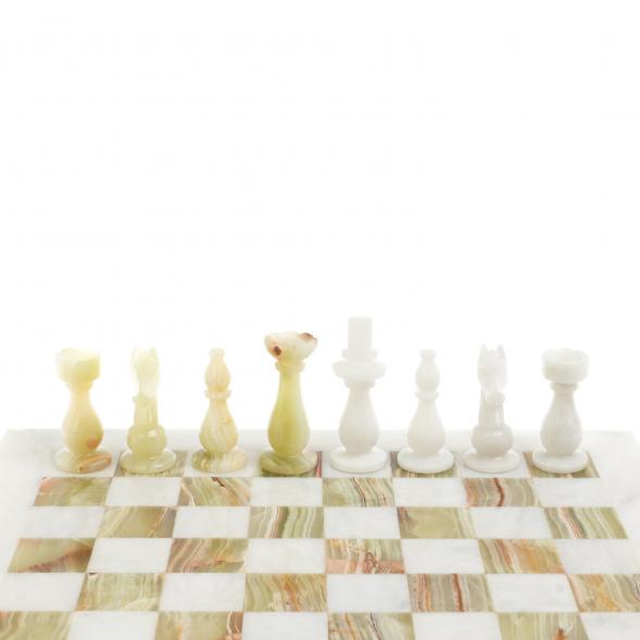 Шахматы из оникса &amp;quot;Стандарт&amp;quot; доска 30х30 см люкс оникс мрамор 127325