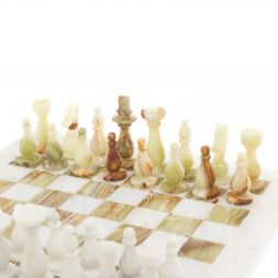 Шахматы из оникса &amp;quot;Стандарт&amp;quot; доска 30х30 см люкс оникс мрамор