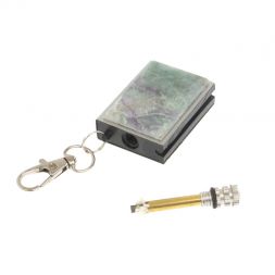 Брелок огниво &amp;quot;Вечная спичка&amp;quot; с накладкой из камня флюорит