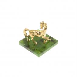 Статуэтка &amp;quot;Лошадка&amp;quot; на нефрите 3,5х3,5х3,5 см