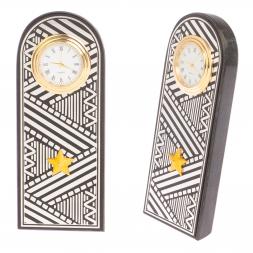 Часы &quot;Погон генерал&quot; цвет серебро камень змеевик овал