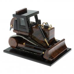 Сувенир &amp;quot;Трактор-бульдозер&amp;quot; из обсидиана