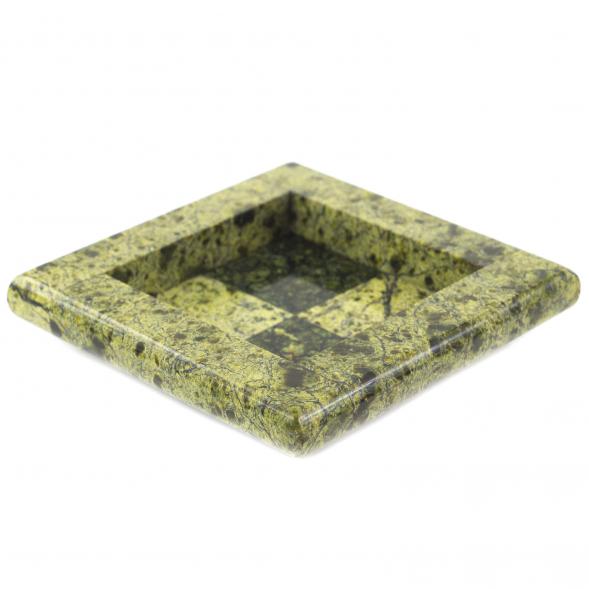 Подарочный набор Пепельница с зажигалкой из змеевика 120985