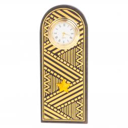 Часы &quot;Погон генерал&quot; овал цвет золото камень змеевик