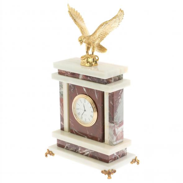 Часы &amp;quot;Орел&amp;quot; из мрамора и креноида 129869