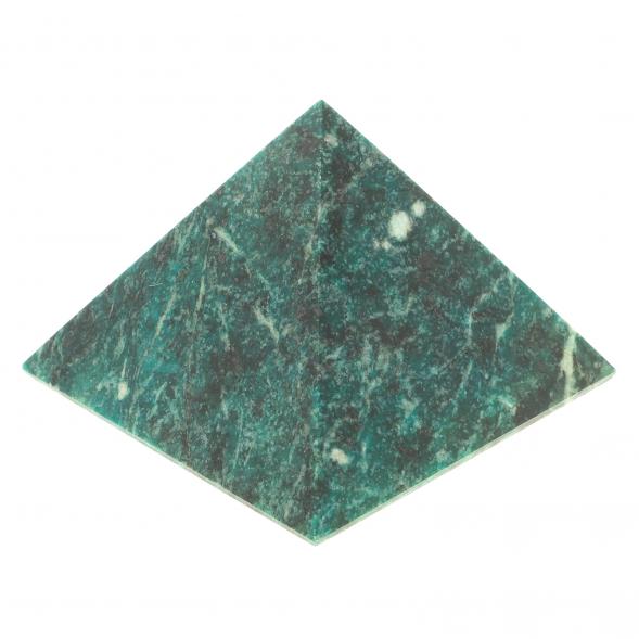 Пирамида 5,5х5,5х3,5 см камень змеевик 113855