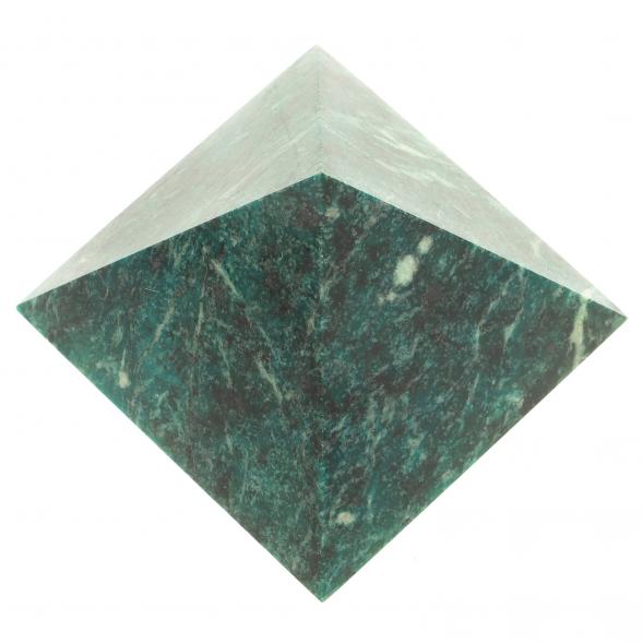 Пирамида 5,5х5,5х3,5 см камень змеевик 113855