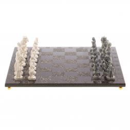 Шахматы &amp;quot;Средневековье&amp;quot; доска 40х40 см с гравировкой