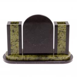 Письменный набор &amp;quot;Арка&amp;quot; из змеевика