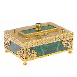 Малахитовая шкатулка &amp;quot;Загадка&amp;quot; Златоуст