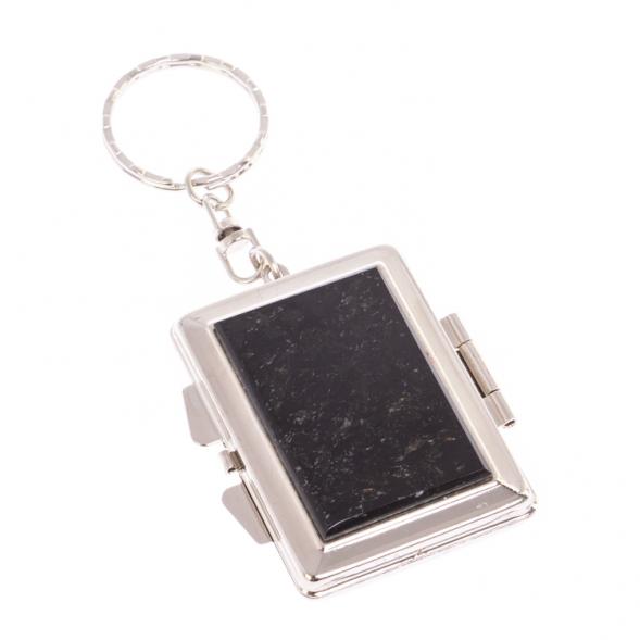 Складное зеркало брелок из мусковита прямоугольное 126632