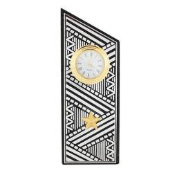 Часы &quot;Погон генерал&quot; цвет серебро камень змеевик треугольные