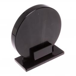 Диск из черного обсидиана 15 см (обсидиановое зеркало)