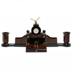 Настольный набор &amp;quot;Орёл&amp;quot; камень обсидиан