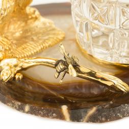 Медовница &amp;quot;Медведь&amp;quot; камень агат