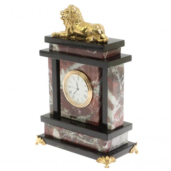 Часы &amp;quot;Лев&amp;quot; из креноида и змеевика 129871