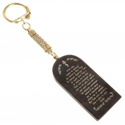 Брелок-оберег арка с молитвой &amp;quot;Спаситель&amp;quot; камень обсидиан