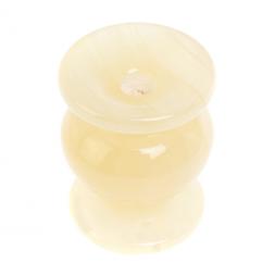 Подсвечник церковный из медового оникса 4х5 см (1,5х2)