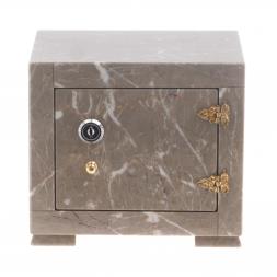 Сейф малый из коричневого мрамора