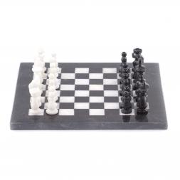 Настольные шахматы "Классические" камень мрамор 25х25 см
