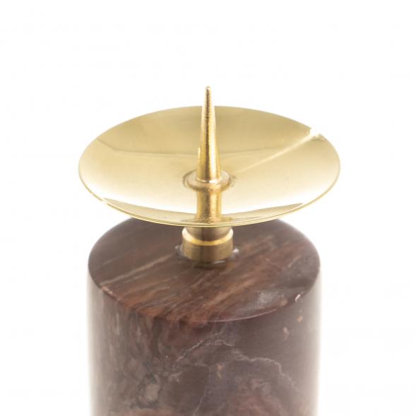 Подсвечник малый камень лемезит 4,5х10 см 123510