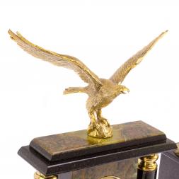Настольный набор "Орел" офиокальцит бронза