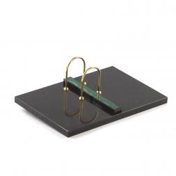 Письменный прибор &amp;quot;Георгий Победоносец&amp;quot; из малахита 7 предметов