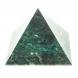 Пирамида 8,5х8,5х7 см камень змеевик 113885