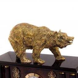 Настольный прибор &amp;quot;Медведь&amp;quot; из обсидиана