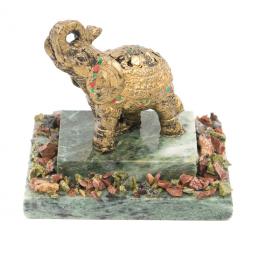 Сувенир &amp;quot;Слоник&amp;quot; на подставке змеевик