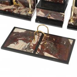 Настольный набор &amp;quot;Горный орел&amp;quot; из камня креноид