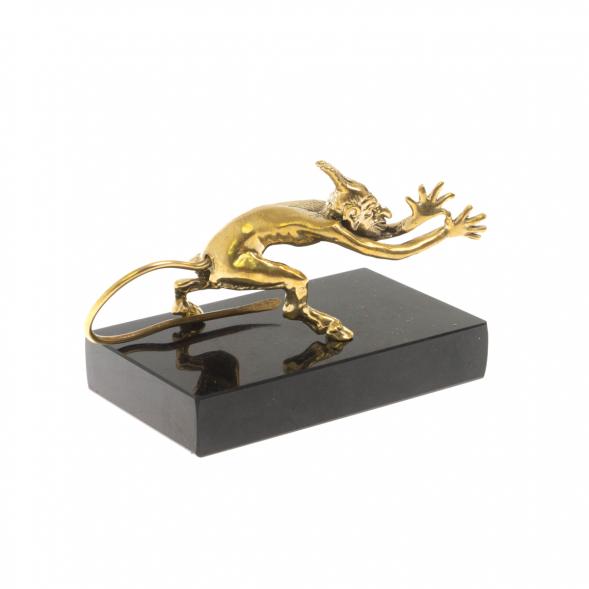 Бронзовая статуэтка &amp;quot;Чертик&amp;quot; долерит 129874