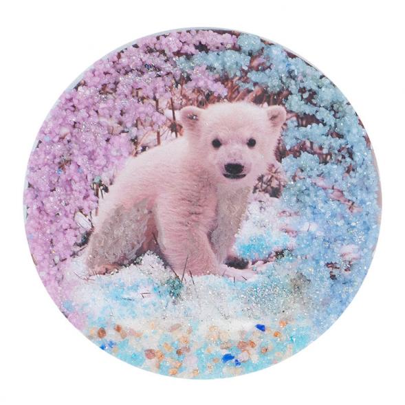 Магнит с рисунком &amp;quot;Медвежонок&amp;quot; змеевик 117741